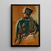 Cavalier - Ernest Meissonier — indrammet kunstværk på væggen