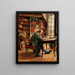 The Bibliophile - Ernest Meissonier — indrammet kunstværk på væggen
