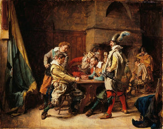 Le jeu perdu - Ernest Meissonier — visning af kunstværket