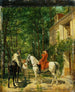 L'Auberge du Bord de la Route - Ernest Meissonier — visning af kunstværket