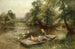 Nourrir les ænder - Ernest Walbourn — visning af kunstværket
