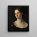 Franziska Lafite née Kandl - Ernst Lafite — indrammet kunstværk på væggen