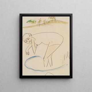 Ernst Ludwig Kirchner - Badende am Ufer.webp