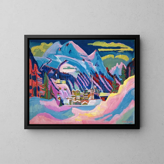 Ernst Ludwig Kirchner - Davos in Winter Davos in Snow.webp