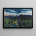 La Mulde nær Lichtenwalde - Ernst Ludwig Kirchner — indrammet kunstværk på væggen