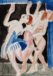 Tre dansere - Ernst Ludwig Kirchner — visning af kunstværket
