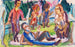 Familie på engen - Ernst Ludwig Kirchner — visning af kunstværket