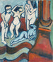 Quatre skulpturer i træ - Ernst Ludwig Kirchner — visning af kunstværket