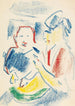 Kvinde med barn - Ernst Ludwig Kirchner — visning af kunstværket