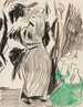 Kvinde foran spejlet - Ernst Ludwig Kirchner — visning af kunstværket