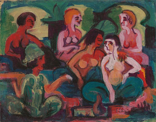 i prinsessernes palads - Ernst Ludwig Kirchner — visning af kunstværket