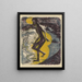 Hans Gewecke marchant dans la mer - Ernst Ludwig Kirchner — indrammet kunstværk på væggen