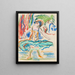 Danseuse de cabaret - Ernst Ludwig Kirchner — indrammet kunstværk på væggen