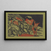 Troupeau de vaches avec un berger - Ernst Ludwig Kirchner — indrammet kunstværk på væggen