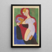 Par af par Elisabeth og Julius Hembus - Ernst Ludwig Kirchner — indrammet kunstværk på væggen