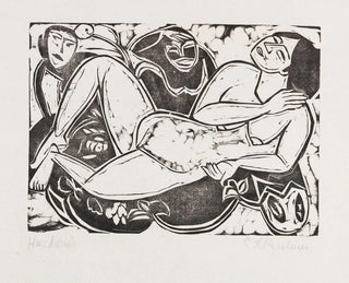 Acte couché - Ernst Ludwig Kirchner — visning af kunstværket