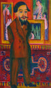 Portrait af mand L Schames - Ernst Ludwig Kirchner — visning af kunstværket