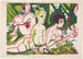 kvinder med en baby i skoven - Ernst Ludwig Kirchner — visning af kunstværket