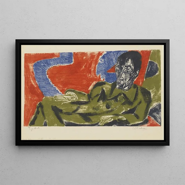 Ernst Ludwig Kirchner - Portrait of Otto Mueller.webp
