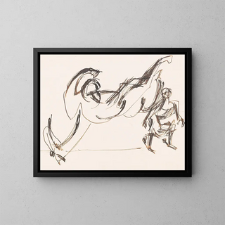 Ernst Ludwig Kirchner - Reiterin vor einem gestrzten Pferd.webp