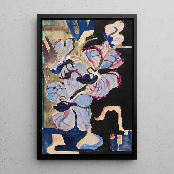 Ernst Ludwig Kirchner - Stillleben mit Orchideen Tanzende Traumwesen.webp