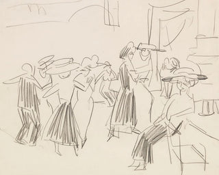 Café de danse - Ernst Ludwig Kirchner — visning af kunstværket