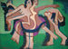 Gruppe af dansere - Ernst Ludwig Kirchner — visning af kunstværket