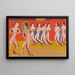 Wigman Danseskole - Ernst Ludwig Kirchner — indrammet kunstværk på væggen