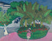 Le bosquet d'Albertplatz à Dresde - Ernst Ludwig Kirchner — visning af kunstværket
