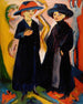 To kvinder - Ernst Ludwig Kirchner — visning af kunstværket