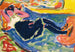 Kvinde med sorte strømper Den Store Grete - Ernst Ludwig Kirchner — visning af kunstværket