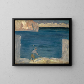 Ernst Schiess - At the Harbour of Palma de Mallorca.webp