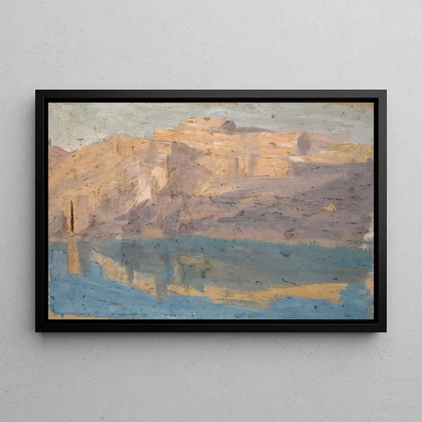 Ernst Schiess - Felsufer des Tajo bei Toledo.webp