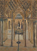 Cour des Lions de l'Alhambra - Ernst Schiess — visning af kunstværket