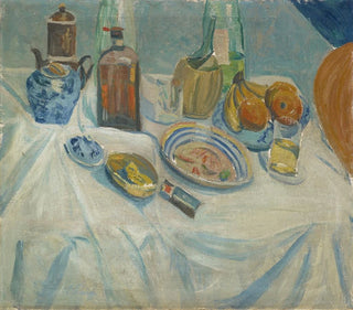 Ernst Schiess - Table After The Meal.webp