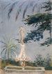 La Fontaine de Neptune à Séville - Ernst Schiess — visning af kunstværket