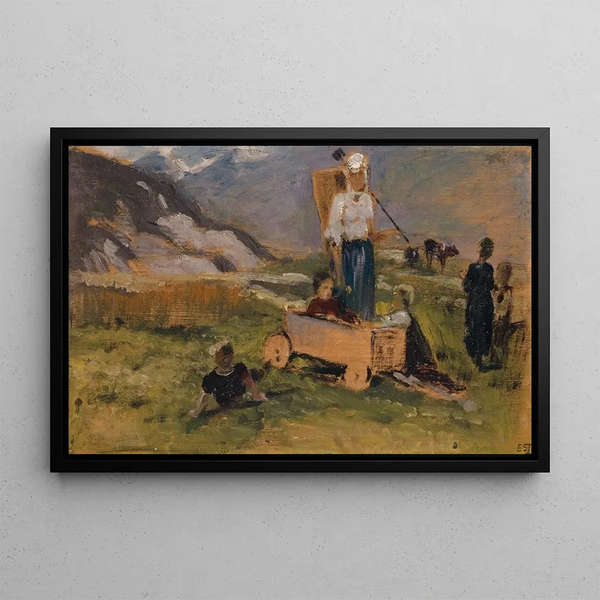 Ernst Stckelberg - Children Playing on a Meadow.webp