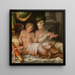 Eros og Psyche - Nicol dell'Abate — indrammet kunstværk på væggen