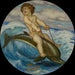 Erote maleri, der rider på en delfin - Franz von Stuck — visning af kunstværket