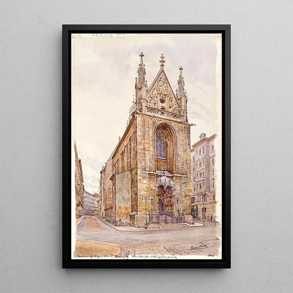 Erwin Pendl - The church Maria am Gestade in Vienna.webp