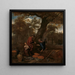 Erysichthon, der sælger sin datter - Jan Steen — indrammet kunstværk på væggen