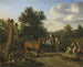 La chasse - Esaias van de Velde — visning af kunstværket