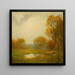 Efterårssø - Julian Onderdonk — indrammet kunstværk på væggen