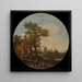 Sommer-maleri - Jan van Goyen — indrammet kunstværk på væggen