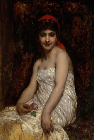 Etienne Adolphe Piot - The pink rose.webp