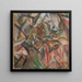 Studie i kubistisk stil - Jules Pascin — indrammet kunstværk på væggen