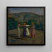 Studie af Ringelreihe - Franz von Stuck — indrammet kunstværk på væggen