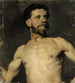 Studie af mandemodellen - Albert Edelfelt — visning af kunstværket