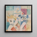 Studie for Løberne - Robert Delaunay — indrammet kunstværk på væggen