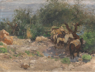 Eugen Bracht - Die Quelle Ain Djiddy am Toten Meer.webp